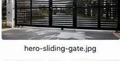 Instalasi sliding gate